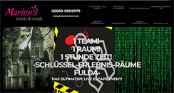 Desktop Screenshot of marions-events.de